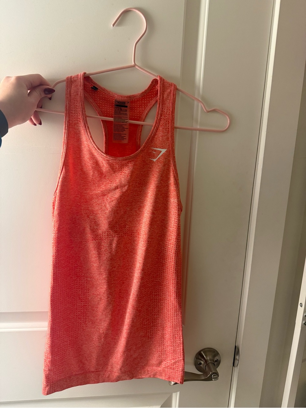 Gymshark Coral Performance Racerback Tank